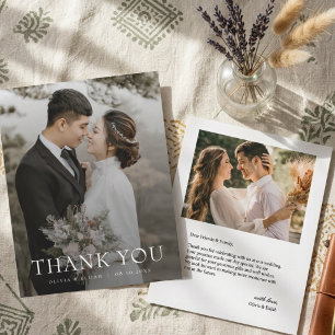 Minimalist Photo Overlay Elegant Wedding Invitation