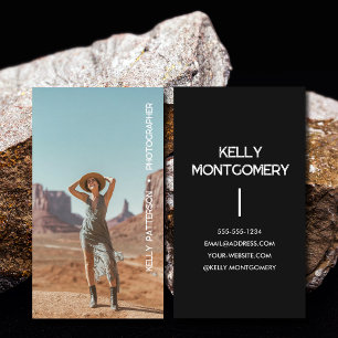 Minimalist Photo Simple Business Card