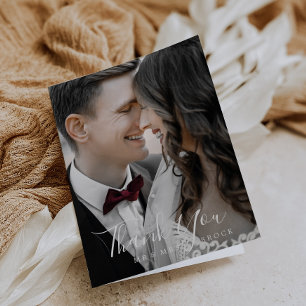 Minimalist Photo Template Thank You Card