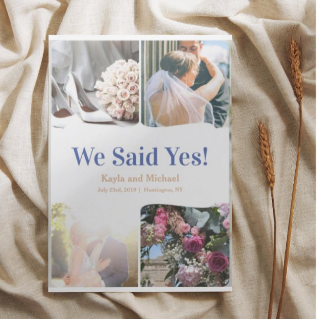 Minimalist Photo Wedding Invitation Printable  (Creator Uploaded)