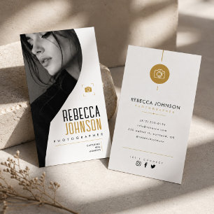 Minimalist Photographer Business Card Template