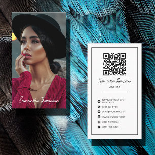 Minimalist Photography Full Photo Modern Business Card