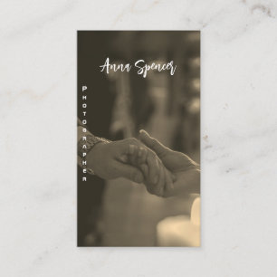 Minimalist Photography Full Photo Simple business Card