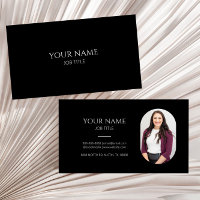Minimalist Picture Photo Professional Modern Black