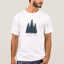 Minimalist Pine Tree Nature Lover Custom