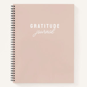 Minimalist Pink Gratitude Journal