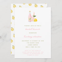 Minimalist Pink Lemonade Bridal Brunch