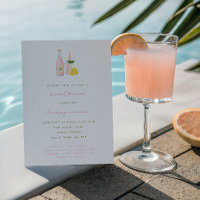 Minimalist Pink Lemonade Bridal Brunch