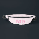 Minimalist Pink Modern Initial Monogram Bum Bags<br><div class="desc">Minimalist Pink Modern Initial Monogram Fanny Pack</div>