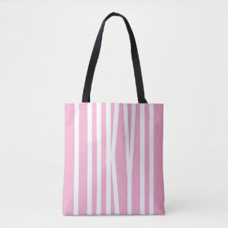 Minimalist pink pastel typography feminime stylish tote bag