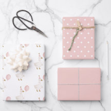 Minimalist Pink Silly Goose Kid's Birthday