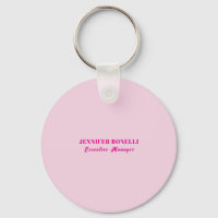 Minimalist pink trendy personalised customise name