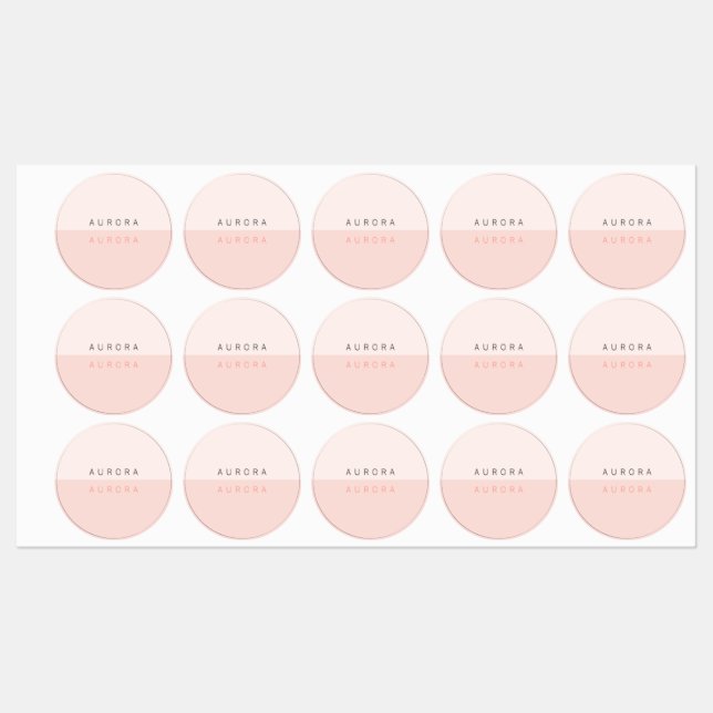 Minimalist Pink Two-Tone (Sheet)