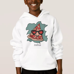 Minimalist Pizza with Sunglasses Cool