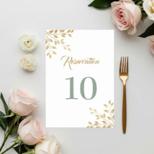 Minimalist placeholder model, wedding placeholder  table number