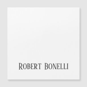 Minimalist Plain Black & White Modern Plain