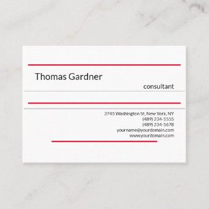 Minimalist Plain Creative Modern Business Card