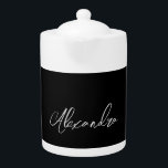 Minimalist Plain Handwritten Own Name Black<br><div class="desc">There's no need for confusion. A plain,  simple,  innovative design. This is you.</div>