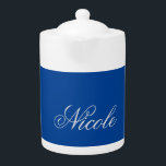 Minimalist Plain Handwritten Own Name Deep Blue<br><div class="desc">There's no need for confusion. A plain,  simple,  innovative design. This is you.</div>