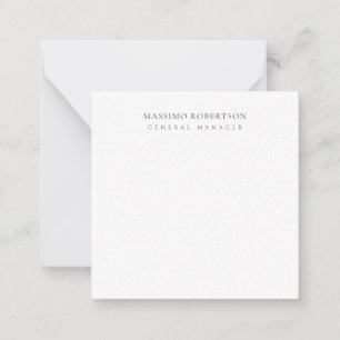 Minimalist Plain Modern Card