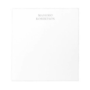Minimalist Plain Modern Notepad