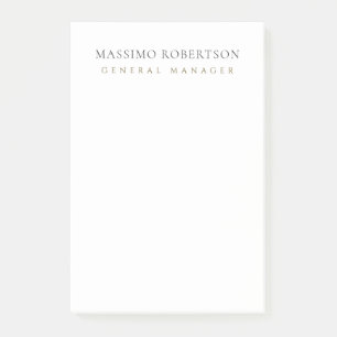 Minimalist Plain Modern Post-it Notes