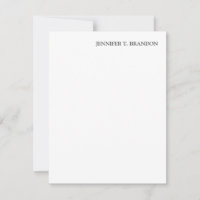 Minimalist Plain Modern Professional White