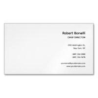 Minimalist Plain White Modern 