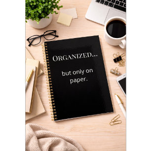 Minimalist Planner Custom Initial Back Cover