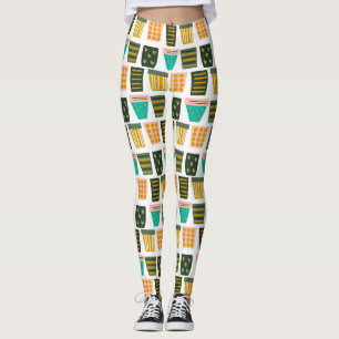 Minimalist Plant Art Leggings