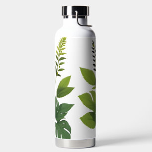 Minimalist Plant Design Water Bottle