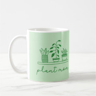 Minimalist Plant Mum Cute Plant Lover Coffee Mug