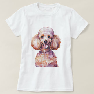 Minimalist Poodle Dog Inspired  T-Shirt