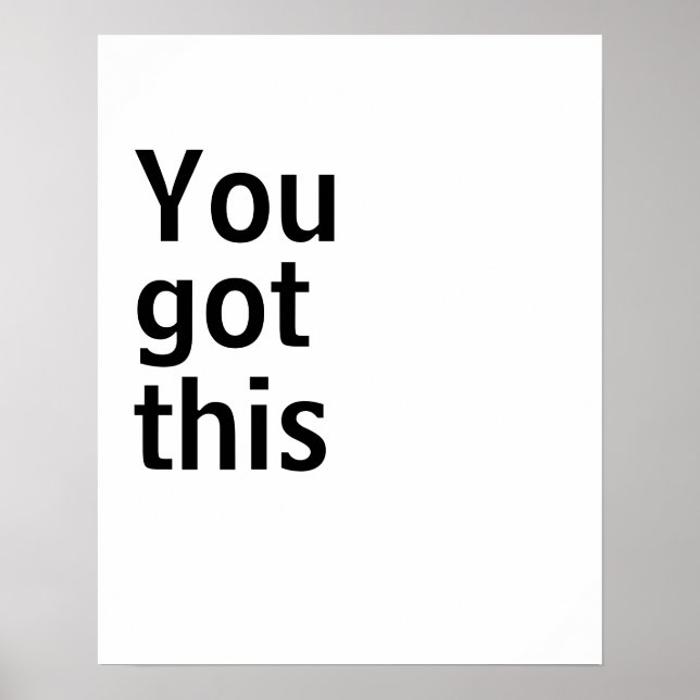 Minimalist poster (Front)