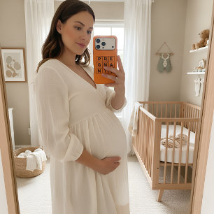 Minimalist Pregnancy Stylish iPhone 17 Pro Max