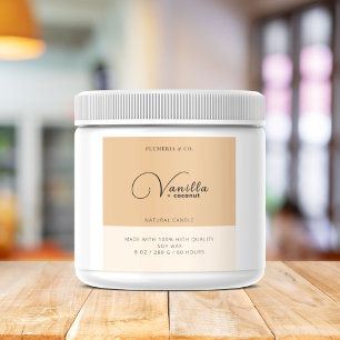 Minimalist Product Label Sticker