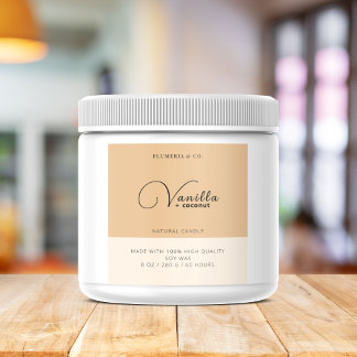 Minimalist Product Label Sticker