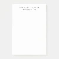 Minimalist Professional Attorney at Law