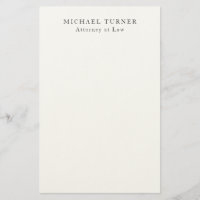 Minimalist Professional Attorney at Law