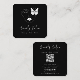 Minimalist Professional Beauty Salon Business Card