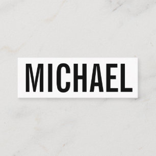 Minimalist professional bold modern business card