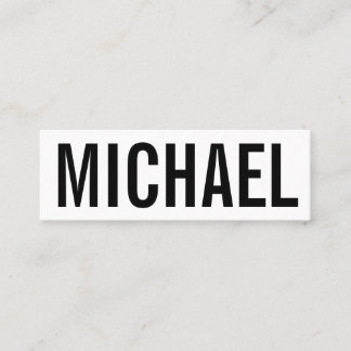 Minimalist professional bold modern business card