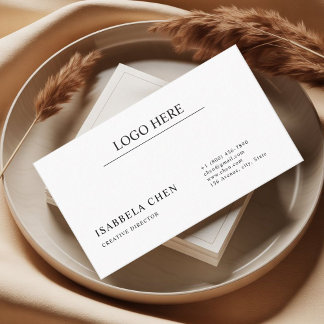 Minimalist Professional Branding QR Code  Card