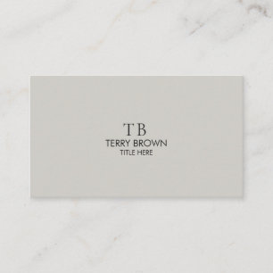 Minimalist Professional Business Card Clean Mode