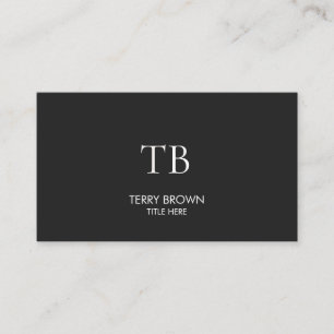 Minimalist Professional Business Card Modern Cle