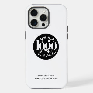 Minimalist Professional Business Custom Logo iPhone 15 Pro Max Case