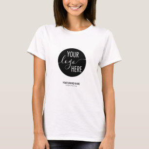 Minimalist Professional Company Logo Employee T-Shirt