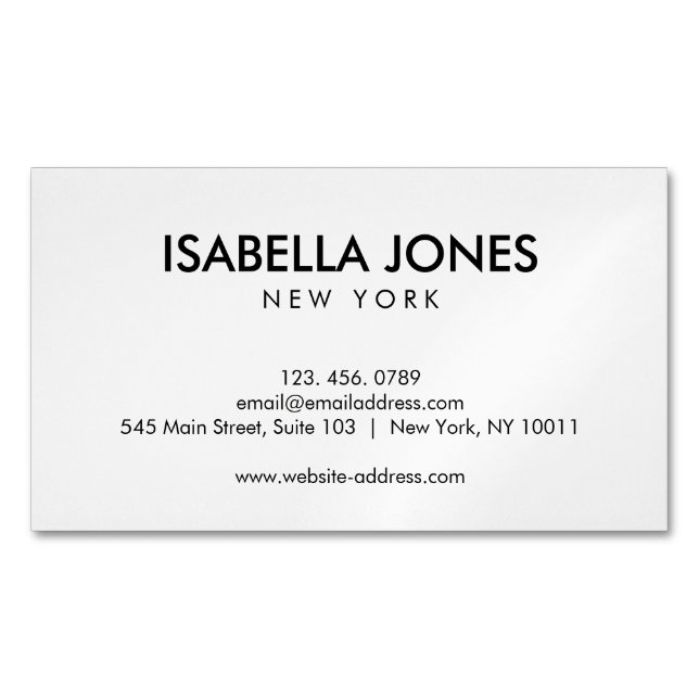 Minimalist Professional Corporate | Business Card  (Front)