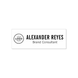 Minimalist Professional Custom Logo Business Stamp