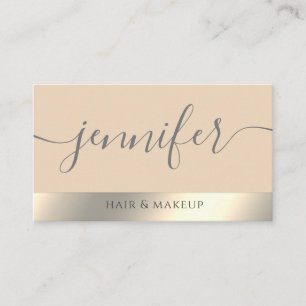 Minimalist professional  gold foil business card